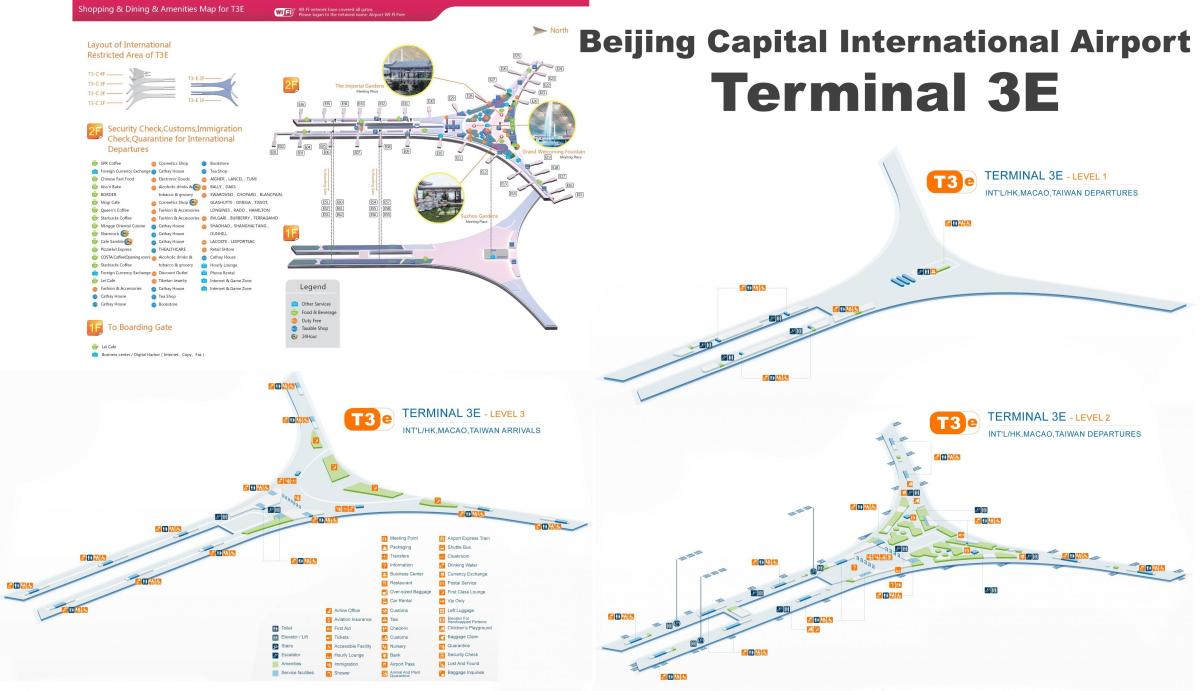 Peking terminal 3 Karte anzeigen