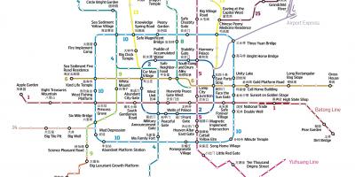 Karte von baidu Karte Peking
