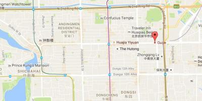 Karte von ghost street, Beijing