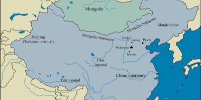 Karte von pekin